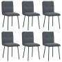 Sillas de comedor 6 unidades terciopelo gris oscuro von , Essstühle - Ref: Foro24-3315680, Preis: 260,62 €, Rabatt: %
