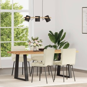Sillas de comedor 4 unidades terciopelo crema von , Essstühle - Ref: Foro24-3315391, Preis: 185,71 €, Rabatt: %