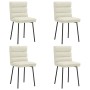 Sillas de comedor 4 unidades terciopelo crema by , dining chairs - Ref: Foro24-3315391, Price: 185,71 €, Discount: %