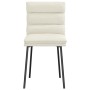 Sillas de comedor 4 unidades terciopelo crema by , dining chairs - Ref: Foro24-3315391, Price: 185,71 €, Discount: %