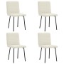 Sillas de comedor 4 unidades terciopelo crema by , dining chairs - Ref: Foro24-3315242, Price: 170,37 €, Discount: %