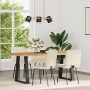 Sillas de comedor 4 unidades terciopelo crema by , dining chairs - Ref: Foro24-3315242, Price: 170,37 €, Discount: %