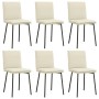 Sillas de comedor 6 unidades de terciopelo crema von , Essstühle - Ref: Foro24-3315623, Preis: 263,89 €, Rabatt: %