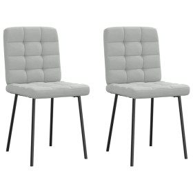 Sillas de comedor 2 unidades terciopelo gris claro von , Essstühle - Ref: Foro24-4101080, Preis: 90,05 €, Rabatt: %