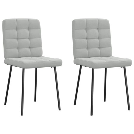 Sillas de comedor 2 unidades terciopelo gris claro von , Essstühle - Ref: Foro24-4101080, Preis: 90,05 €, Rabatt: %