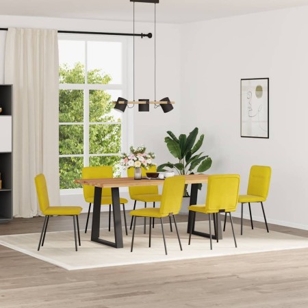 Sillas de comedor 6 unidades terciopelo amarillo von , Essstühle - Ref: Foro24-3315586, Preis: 247,35 €, Rabatt: %