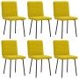 Sillas de comedor 6 unidades terciopelo amarillo von , Essstühle - Ref: Foro24-3315510, Preis: 248,17 €, Rabatt: %