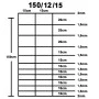 Valla de jardín de acero galvanizado plateado 50 m 150 cm de vidaXL, Paneles de vallas - Ref: Foro24-149505, Precio: 112,42 €...