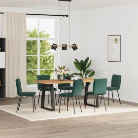 Sillas de comedor 6 unidades terciopelo verde oscuro von , Essstühle - Ref: Foro24-3315616, Preis: 264,49 €, Rabatt: %