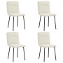 Sillas de comedor 4 unidades terciopelo crema von , Essstühle - Ref: Foro24-3315318, Preis: 169,35 €, Rabatt: %