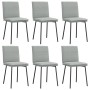 Sillas de comedor giratorias 6 uds terciopelo gris claro von , Essstühle - Ref: Foro24-3315614, Preis: 263,89 €, Rabatt: %