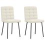 Sillas de comedor 2 unidades terciopelo crema von , Essstühle - Ref: Foro24-4101089, Preis: 90,96 €, Rabatt: %