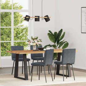 Sillas de comedor 4 unidades terciopelo gris oscuro von , Essstühle - Ref: Foro24-3315345, Preis: 176,88 €, Rabatt: %