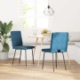 Sillas de comedor 2 unidades terciopelo azul von , Essstühle - Ref: Foro24-4101113, Preis: 85,41 €, Rabatt: %