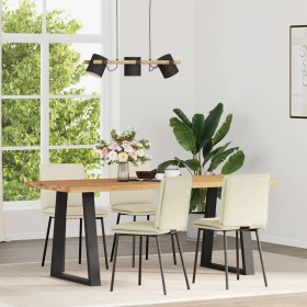 Sillas de comedor 4 unidades terciopelo crema von , Essstühle - Ref: Foro24-3315353, Preis: 176,88 €, Rabatt: %