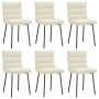 Sillas de comedor 6 unidades de terciopelo crema von , Essstühle - Ref: Foro24-3315661, Preis: 277,38 €, Rabatt: %