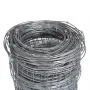 Gartenzaun aus silberverzinktem Stahl, 50 x 1 m von vidaXL, Zaunpaneele - Ref: Foro24-149483, Preis: 75,59 €, Rabatt: %