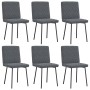 Sillas de comedor 6 unidades terciopelo gris oscuro von , Essstühle - Ref: Foro24-3315474, Preis: 248,03 €, Rabatt: %