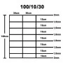 Silver galvanized steel garden fence 50x1 m by vidaXL, fence panels - Ref: Foro24-149483, Price: 75,59 €, Discount: %