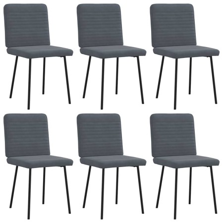 Sillas de comedor 6 unidades terciopelo gris oscuro von , Essstühle - Ref: Foro24-3315504, Preis: 250,13 €, Rabatt: %