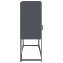 Aparador de acero laminado en frío antracita 100,5x39x107 cm by , Sideboards - Ref: Foro24-853418, Price: 120,43 €, Discount: %