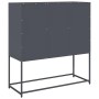 Aparador de acero laminado en frío antracita 100,5x39x107 cm by , Sideboards - Ref: Foro24-853418, Price: 120,43 €, Discount: %