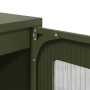 Aparador de acero laminado en frío verde oliva 100,5x39x107 cm by , Sideboards - Ref: Foro24-853426, Price: 138,87 €, Discoun...