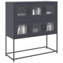 Aparador de acero laminado en frío antracita 100,5x39x107 cm de , Aparadores - Ref: Foro24-853424, Precio: 107,84 €