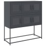 Aparador de acero laminado en frío antracita 100,5x39x107 cm von , Sideboards - Ref: Foro24-853424, Preis: 137,11 €, Rabatt: %
