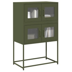 Aparador de acero verde oliva 68x39x107 cm von , Sideboards - Ref: Foro24-853348, Preis: 101,89 €, Rabatt: %