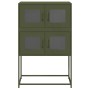 Aparador de acero verde oliva 68x39x107 cm de , Aparadores - Ref: Foro24-853348, Precio: 101,82 €, Descuento: %
