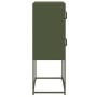 Aparador de acero verde oliva 68x39x107 cm de , Aparadores - Ref: Foro24-853348, Precio: 101,82 €, Descuento: %