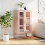 Aparador de acero rosa 68x39x123 cm de , Aparadores - Ref: Foro24-853357, Precio: 154,72 €, Descuento: %