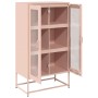 Aparador de acero rosa 68x39x123 cm de , Aparadores - Ref: Foro24-853357, Precio: 154,72 €, Descuento: %