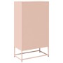 Aparador de acero rosa 68x39x123 cm de , Aparadores - Ref: Foro24-853357, Precio: 154,72 €, Descuento: %