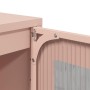 Aparador de acero rosa 68x39x123 cm de , Aparadores - Ref: Foro24-853357, Precio: 154,72 €, Descuento: %
