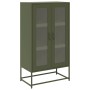 Aparador de acero verde oliva 68x39x123 cm de , Aparadores - Ref: Foro24-853360, Precio: 182,92 €, Descuento: %