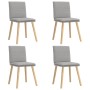 Sillas de comedor 4 uds tela gris nube by , dining chairs - Ref: Foro24-3315364, Price: 213,13 €, Discount: %