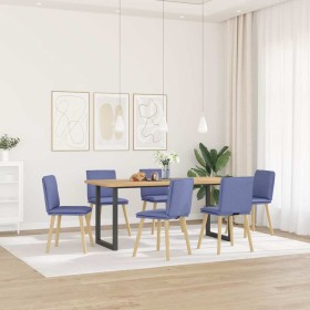 Sillas de comedor 6 uds tela azul jeans von , Essstühle - Ref: Foro24-3315635, Preis: 314,55 €, Rabatt: %