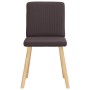 Sillas de comedor 6 unidades tela marrón oscuro by , dining chairs - Ref: Foro24-3315571, Price: 295,83 €, Discount: %