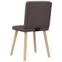 Sillas de comedor 6 unidades tela marrón oscuro by , dining chairs - Ref: Foro24-3315571, Price: 295,83 €, Discount: %