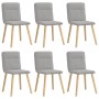 Sillas de comedor 6 uds tela gris nube von , Essstühle - Ref: Foro24-3315599, Preis: 299,31 €, Rabatt: %