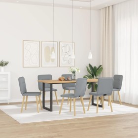 Sillas de comedor 6 unidades de tela gris claro von , Essstühle - Ref: Foro24-3315590, Preis: 299,31 €, Rabatt: %