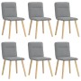 Sillas de comedor 6 unidades de tela gris claro von , Essstühle - Ref: Foro24-3315590, Preis: 299,31 €, Rabatt: %