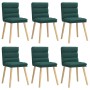 Sillas de comedor 6 unidades tela verde oscuro von , Essstühle - Ref: Foro24-3315668, Preis: 317,95 €, Rabatt: %
