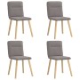 Sillas de comedor 4 unidades tela taupe von , Essstühle - Ref: Foro24-3315326, Preis: 200,59 €, Rabatt: %
