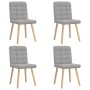 Sillas de comedor 4 uds tela gris nube von , Essstühle - Ref: Foro24-3315200, Preis: 202,26 €, Rabatt: %