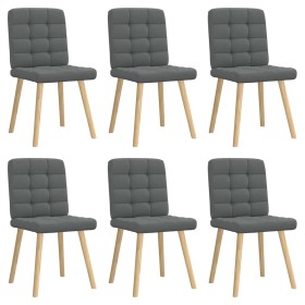 Sillas de comedor 6 unidades tela gris oscuro von , Essstühle - Ref: Foro24-3315462, Preis: 303,47 €, Rabatt: %