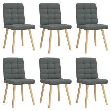 Sillas de comedor 6 unidades tela gris oscuro von , Essstühle - Ref: Foro24-3315462, Preis: 303,47 €, Rabatt: %