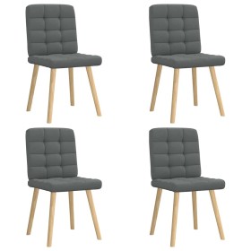 Sillas de comedor giratorias 4 unidades tela gris oscuro von , Essstühle - Ref: Foro24-3315192, Preis: 203,10 €, Rabatt: %